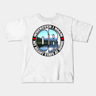 Heart Stays Home - Oregon Kids T-Shirt